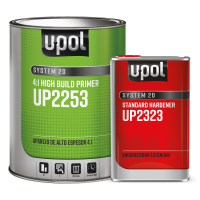 U-POL 2K 4:1 Gray High Build Urethane Primer Gallon Kit