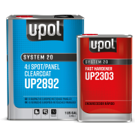 U-POL Euro Spot/Panel Clearcoat Gallon Kit w/ Fast Hardener