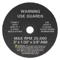 AES Industries 3803-50 3" Cut-Off Wheels (50/Box)