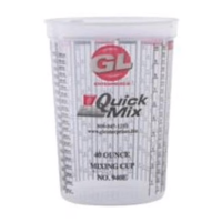 GL Enterprises Coster 940 Quick Mix 40 oz. Measuring Mixing Cup (100 ct)