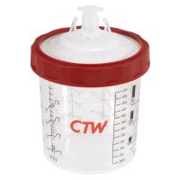 CTW CS-850 850ml/28oz Disposable Spray Cup Paint System 190 Micron (50 ct)