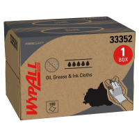 WypAll 33352 Brag Box Shop Cloth (180 Sheets)