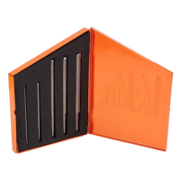 KnKut 5KK9 5 Piece Carbide Tipped Hard Steel Drill Bit Set