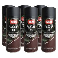 SEM 85063 Color Coat 3 Burgundy Flexible Coating 12 oz. (6 Pack)