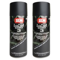 SEM 87013 Color Coat 3 Midnight Black Flexible Coating 12 oz. (2 Pack)