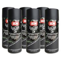 SEM 87013 Color Coat 3 Midnight Black Flexible Coating 12 oz. (6 Pack)