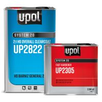 U-POL HS Overall Clearcoat 5 liter Kit w/ Fast Hardener