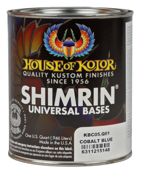 House of Kolor KBC05 Cobalt Blue Shimrin Kandy Basecoat Auto