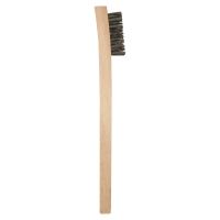 AES Industries 199-S Stainless Steel 7 3/4 x 1/2 in Mini Scratch Brush