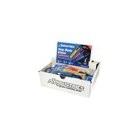 AES Industries 243-75 Small Snap-Off Blade Utility Knife Display Box Set (75 pc)