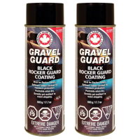 Dominion Sure Seal SVG124US Gravel Guard Black Protective Coating 17 oz (2 Pack)