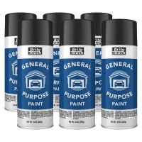 Dupli-Color Brite Touch BT42 Gloss Black Automotive Spray Paint 10 oz (6 Pack)