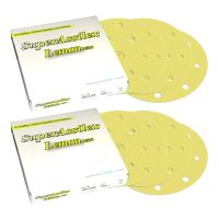 Super Assilex 193-1579 Super-Tack 6 in. 800 Grit Lemon Sanding 2 Pack (50 Discs)