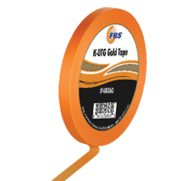 FBS 48060 Flexible Semi-Translucent K-UTG 55 yd x 3/4 in Gold Masking Tape (Ea.)