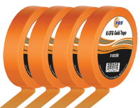 FBS 48090 Flexible K-UTG 55 yd x 3 in Gold Masking Tape (4 Pack)