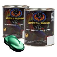 House Of Kolor C2C-KBC09 Organic Green Kandy Basecoat Quart (2 Pack)
