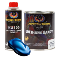 House of Kolor UK04 Oriental Blue Urethane Kandy Kolor Quart Kit w/ Catalyst