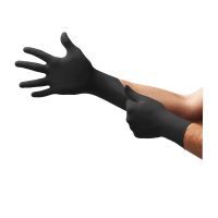 Black Dragon Powder-Free Latex Examination Gloves - Large (100/Box)