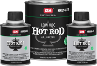 SEM HR010-LV Low VOC Hot Rod Matte Topcoat Black Kit (1.5 Quart)