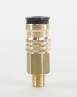Quick Disconnect Coupler 1/4 in MNPT Steel Natural