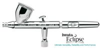 IWATA Eclipse HP-CS Series Dual Action Gravity Feed Airbrush 6.1 in OAL