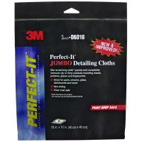 3M 6018 Perfect-It Jumbo 12 in. x 4.1 in. Yellow Detailing Cloth