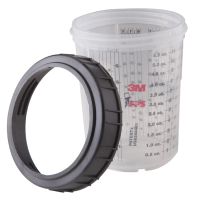 3M PPS Mini Cups & Collars 6 ounce (177 mL)