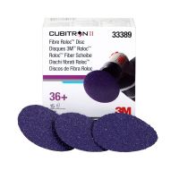 3M Cubitron II Fibre Roloc Grinding Disc 3 inch/75 mm 36+ Grit (15 Discs)