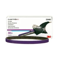 3M 33440 Cubitron II Purple 3/8 in. x 13 in. 80+ Grit File Sanding Belt (10 ct)