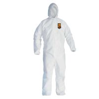 KleenGuard 41506 A45 Series White Coveralls (X-Large)