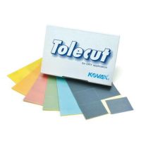 KOVAX Tolecut 191-1528 Stickon 70 x 114 mm 2500 Grit Blue Dry 8-Cut Block Sheet (25/Box)