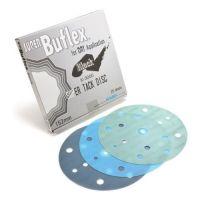 KOVAX Super Buflex 193-1562 Super-Tack 15 Holes 6 in. 2500 Grit Blue Dry Sanding Disc (25/Box)