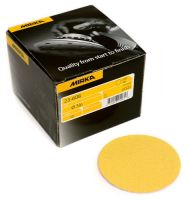Mirka Gold 3in. 80 Grit Sanding Grip Disc (50/Box)