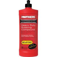 Mothers 81232 Professional Heavy Duty Automotive Rubbing Compound (32 oz)