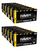 Raven Powder-Free Nitrile XX-Large Gloves 10 Pack (1000 ct)
