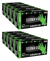 Derma-Vue Powder-Free Nitrile Medium Gloves 10 Pack (1000 ct)