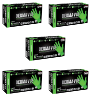 Derma-Vue Powder-Free Nitrile X-Large Gloves 5 Pack (500 ct)