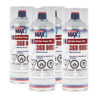 SprayMax 3680003 Light Gray Self-Etch Primer Filler Aerosol 11.2 oz (4 Pack)