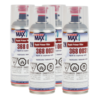 SprayMax 3680031 Gray Universal 2K Rapid Primer Filler 13.2 oz (4 Pack)
