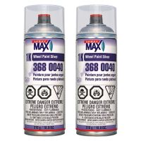 Spraymax 3680040 1K Wheel Paint Silver Topcoat 10.9 oz. (2 Pack)