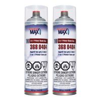 SprayMax 3680404 Matte Gray 3 in 1 Primer Aerosol 16.9 oz (2 Pack)