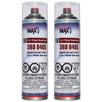 SprayMax 3680405 Matte Black 3 in 1 Primer Aerosol 16.9 oz (2 Pack)