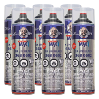 Spraymax 3680602 1K Uni Black Aerosol Topcoat Paint 13.9 oz. (6 Pack)
