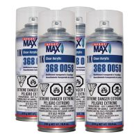 SprayMax 3680058 1K Acrylic Clear Coat 10.6 oz 1 Case (4 Cans)