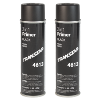 Transtar 4613 2 in 1 Primer Aerosol Black 15 oz (2 Pack)