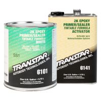 Transtar 6101 2K Epoxy White Primer Sealer/Groundcoat Kit w/ Activator (Gallon)