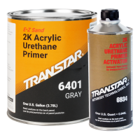 Transtar 6401 EZ Sand 2K Acrylic Urethane Gray Primer Kit w/ Activator (Gallon)