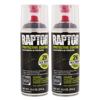 Raptor 2K Basalt Gray Spray-On Truck Bedliner Aerosol 2 Pack (13.2 oz)