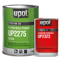 U-POL 2275 Black High Build Primer Kit Standard Hardener (Gallon)