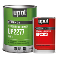 U-POL 2277 National Rule White High Build Primer Kit Standard Hardener (Gallon)